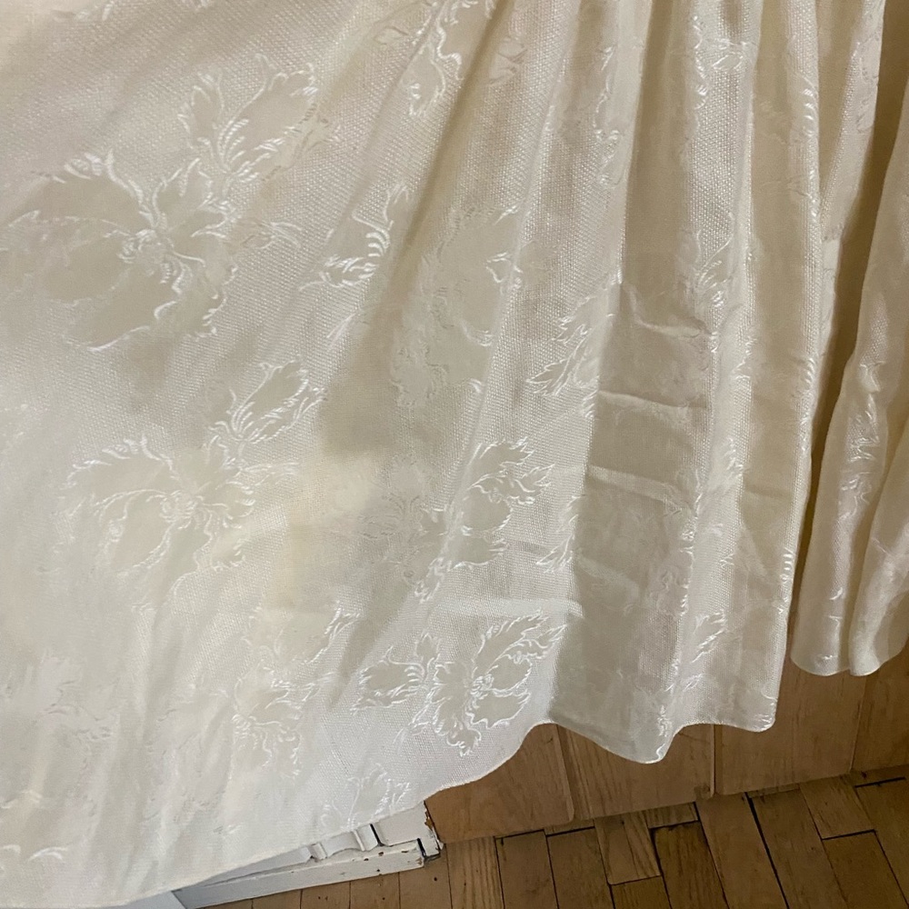 CO Cream floral jacquard midi skirt Buttons In the Front Size S. - Picture 8 of 9